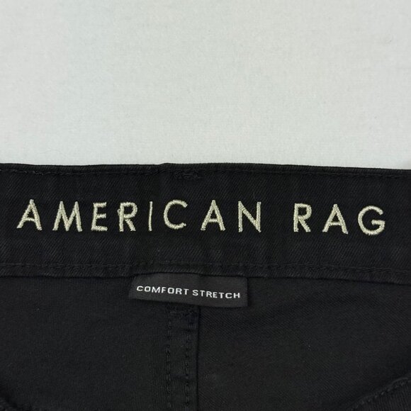 American Rag Men's Comfort Stretch Slim Fit Black Denim Jeans Size 30x32 NWT - Picture 6 of 11